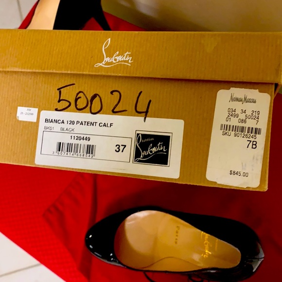 LOUBOUTIN brand new patent leather - Picture 7 of 7